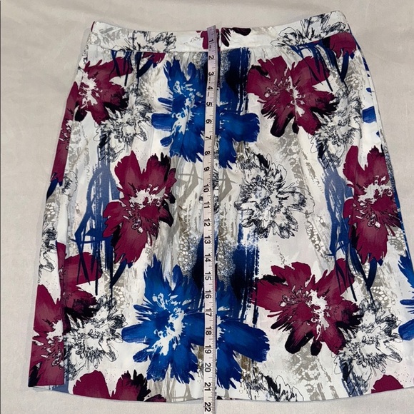 George Blue and Purple Knee-Length Pencil Skirt - Picture 6 of 7